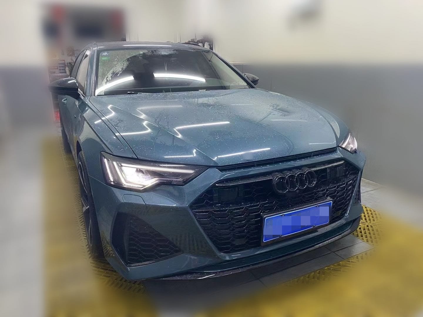 Luxury Sports Luxury Sports RS6 Style Front Bumper With Grill For Audi A6 C8 19-21 -PP SR