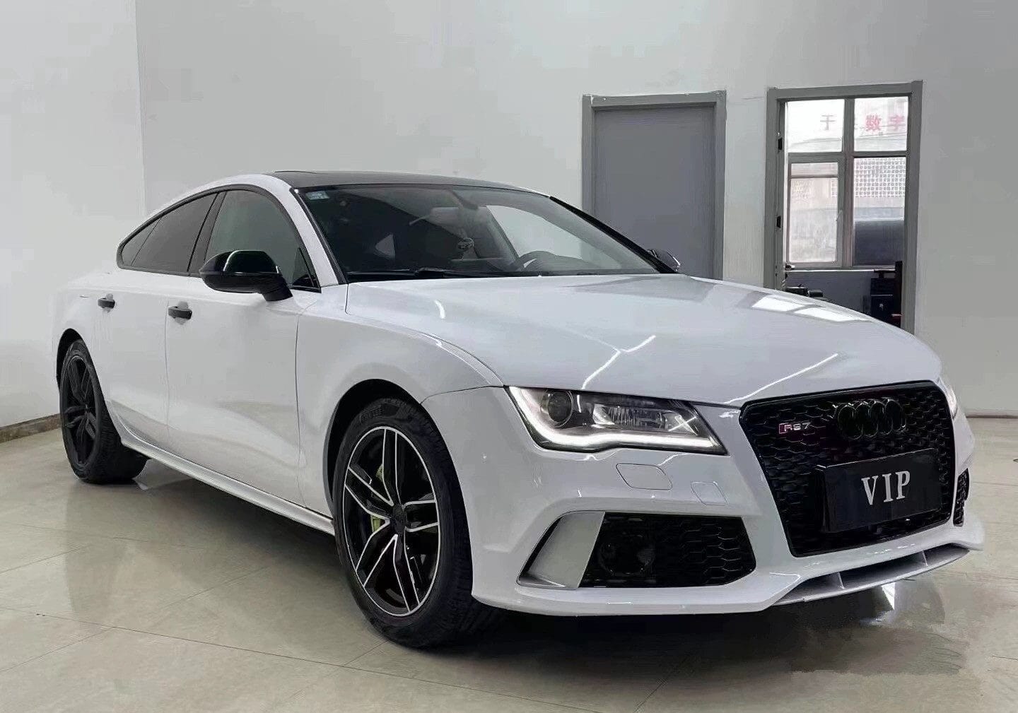 Luxury Sports SR RS7 Style Front Bumper with grill For Audi A7 C7 11-15 -PP SR