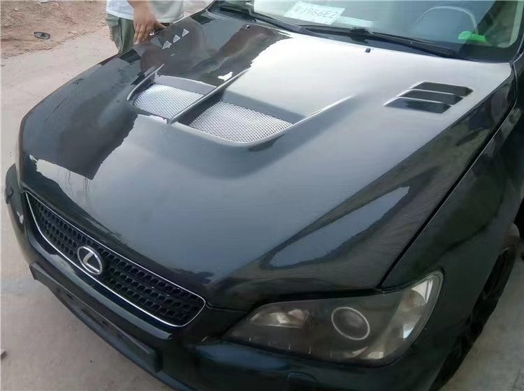 Luxury Sports SR Seibon Style Carbon Bonnet For Toyota Altezza -PP SR