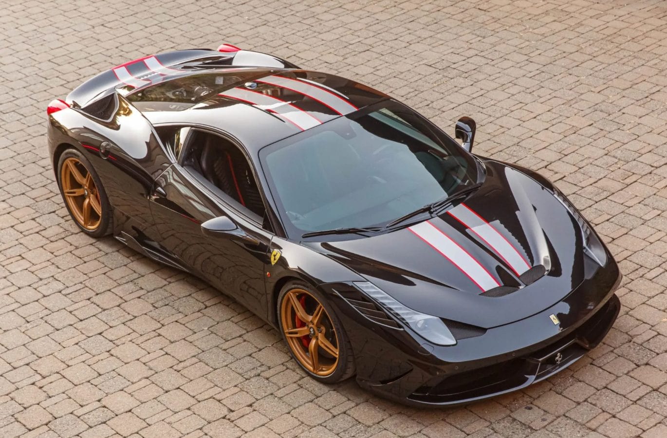 Luxury Sports SR SP Style Carbon Bonnet For Ferrari 458 -PP SR