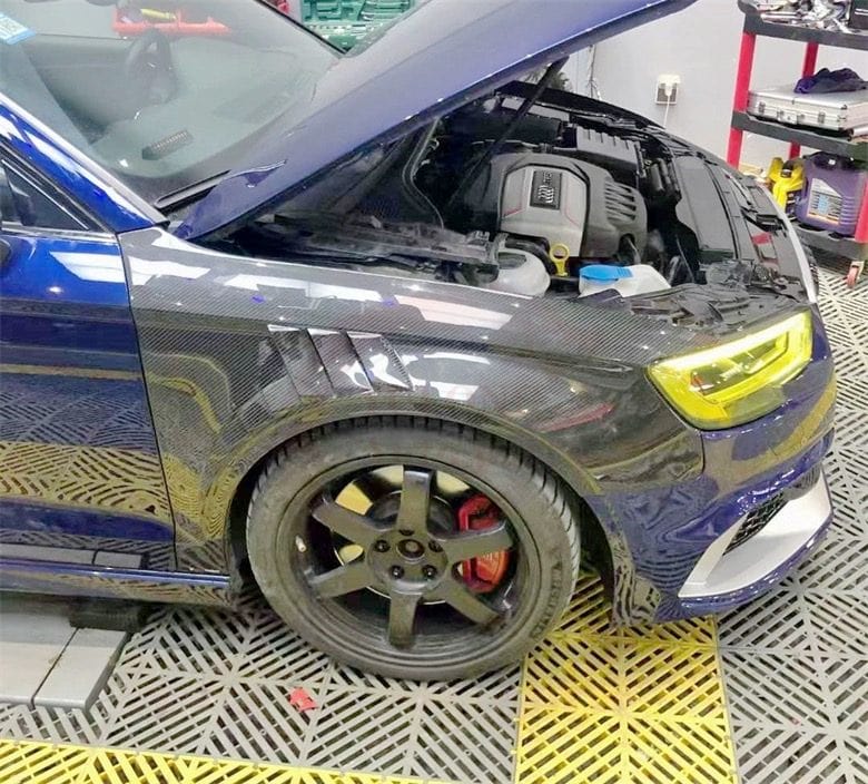 Luxury Sports Luxury Sports TAKD Style Dry Carbon Front Fender For Audi A3 8V FL 17-19 -PP SR