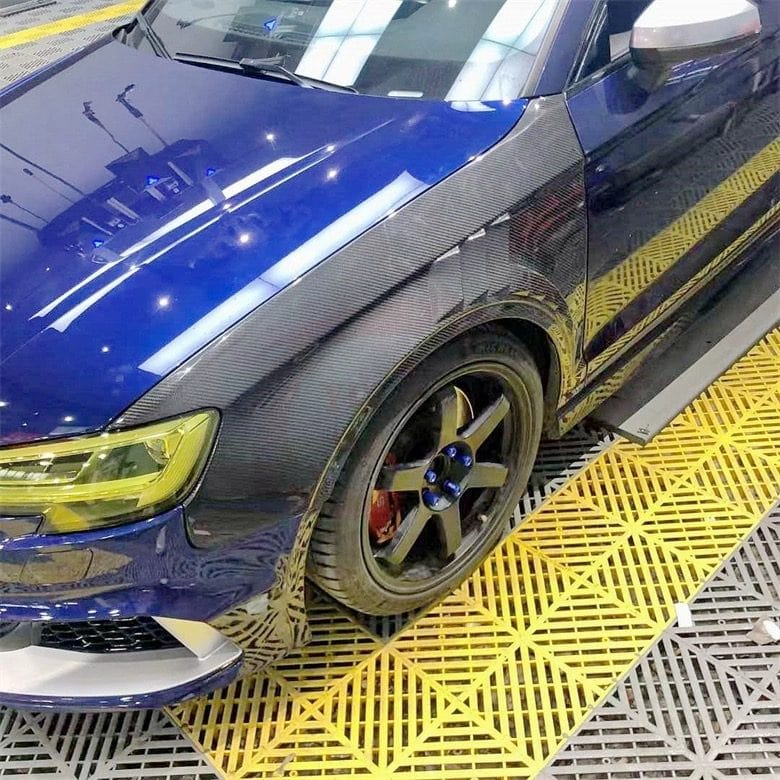 Luxury Sports Luxury Sports TAKD Style Dry Carbon Front Fender For Audi A3 8V FL 17-19 -PP SR