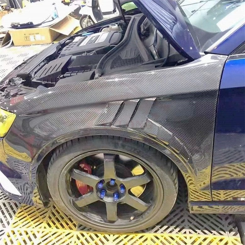 Luxury Sports Luxury Sports TAKD Style Dry Carbon Front Fender For Audi A3 8V FL 17-19 -PP SR