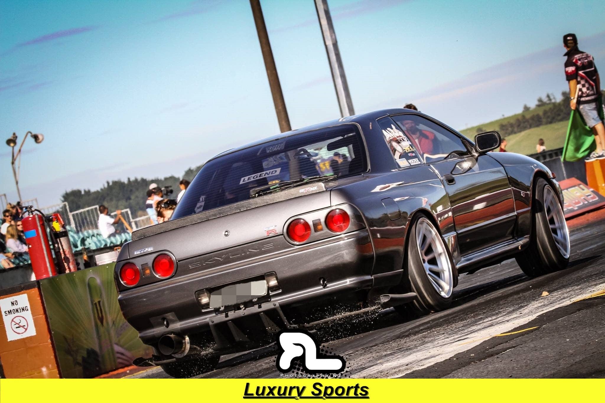 Luxury Sports Luxury Sports Top Secret Style 7PCS Rear Diffuser For Nissan Skyline R32 2DR SR