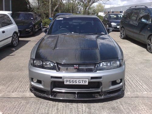 Luxury Sports Luxury Sports Top Secret Style Carbon Bonnet For Nissan Skyline R33 GTR -PP SR