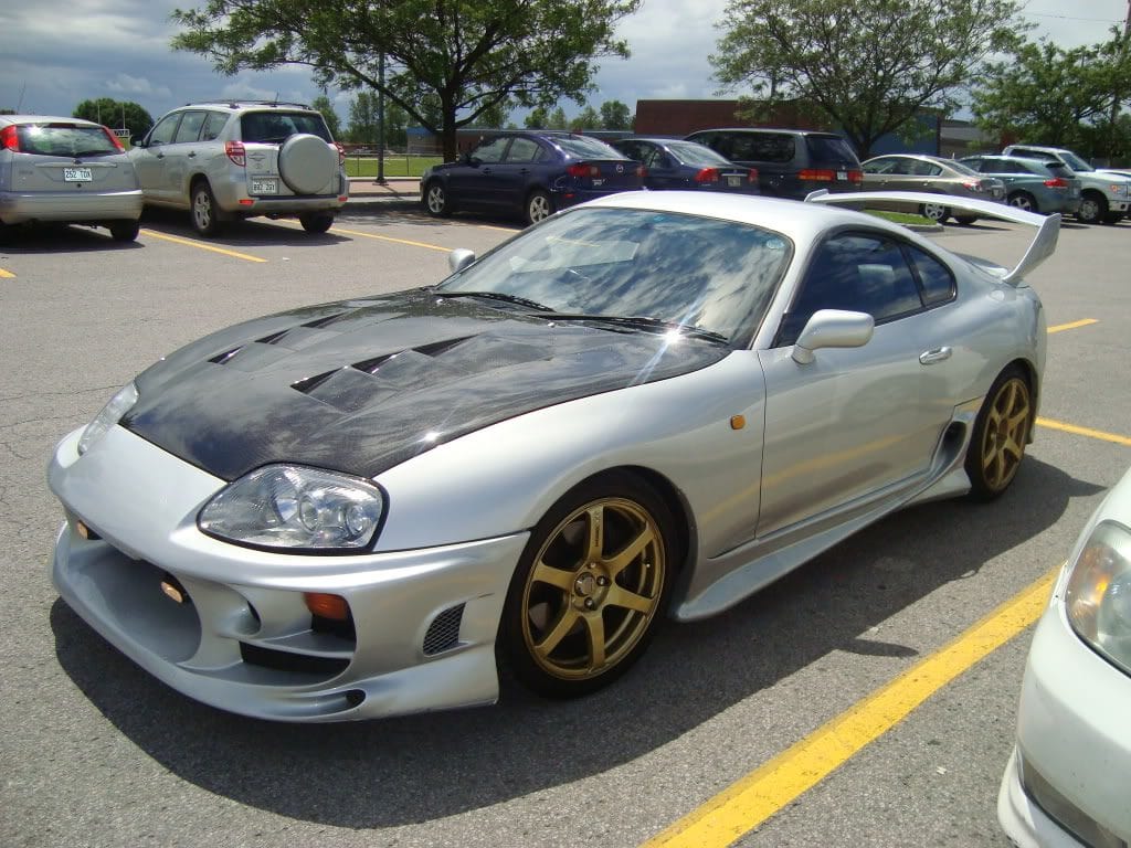 Luxury Sports SR Top Secret Style Carbon Bonnet For Toyota Supra SR