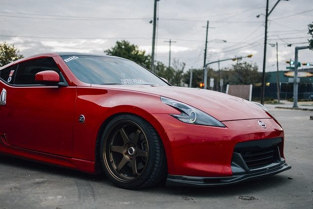 Luxury Sports Luxury Sports Top Secret Style Carbon Front Lip For Nissan 370z -PP SR