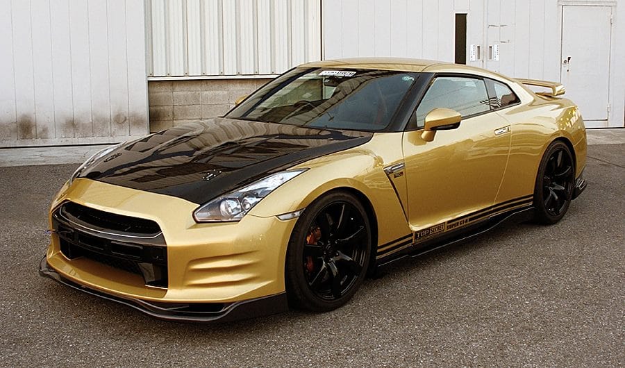 Luxury Sports Luxury Sports Top Secret Style Front Bumper+Front Diffuser For R35 GTR -PP SR