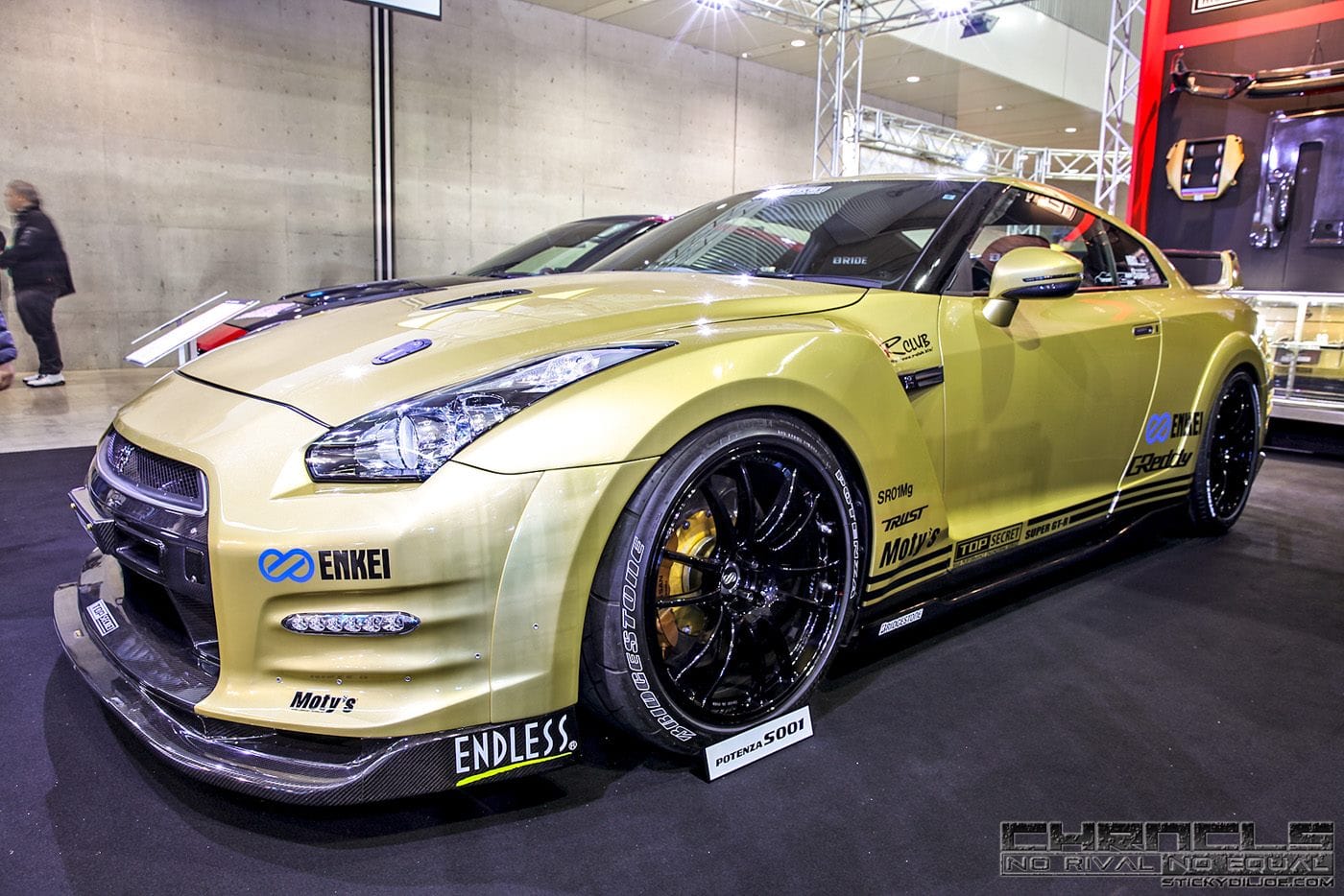 Luxury Sports Luxury Sports Top Secret Style Front Bumper+Front Diffuser For R35 GTR -PP SR