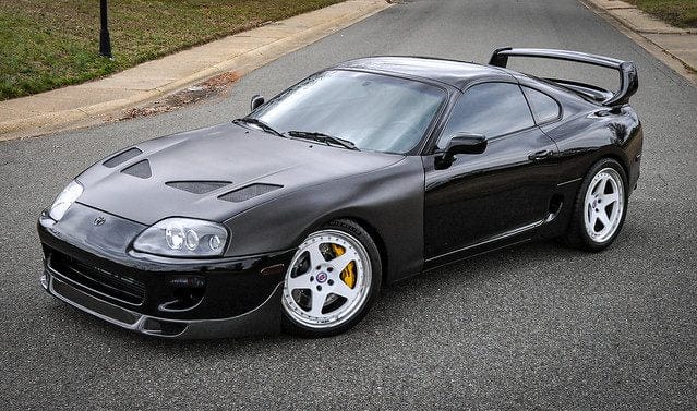 Luxury Sports SR TRD Style Carbon Front Lip For Toyota Supra SR