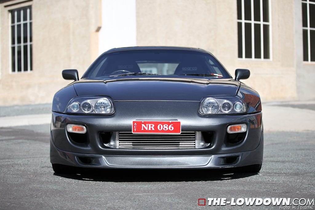 Luxury Sports Luxury Sports TRD Style Fiberglass Front Lip For Toyota Supra SR