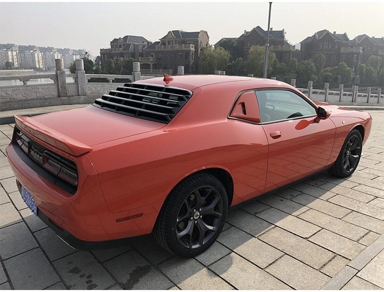 Luxury Sports Luxury Sports Type 1 Style Rear Window Louvers For Dodge Challenger -PP SR