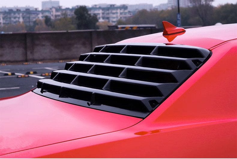 Luxury Sports Luxury Sports Type 1 Style Rear Window Louvers For Dodge Challenger -PP SR