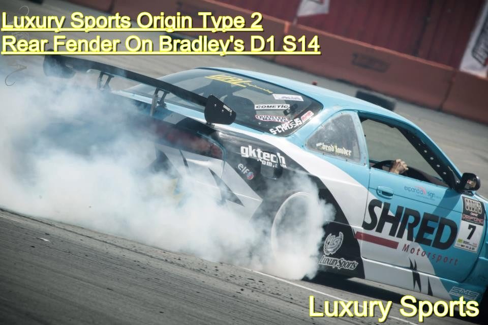 Luxury Sports Luxury Sports Type 2 50mm Rear Fender For Nissan Silvia S14 SR