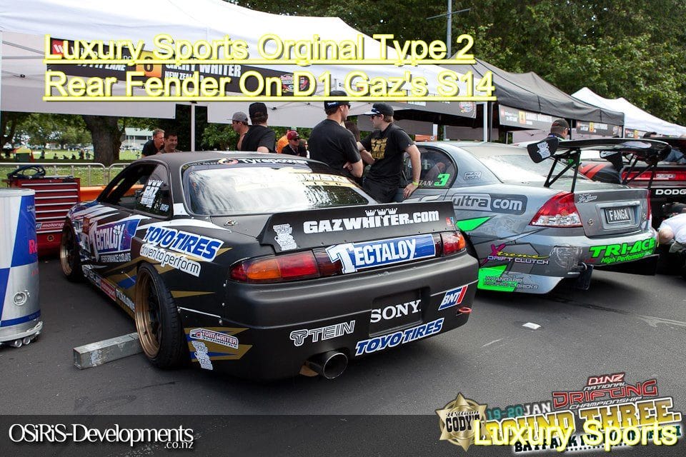 Luxury Sports Luxury Sports Type 2 50mm Rear Fender For Nissan Silvia S14 SR