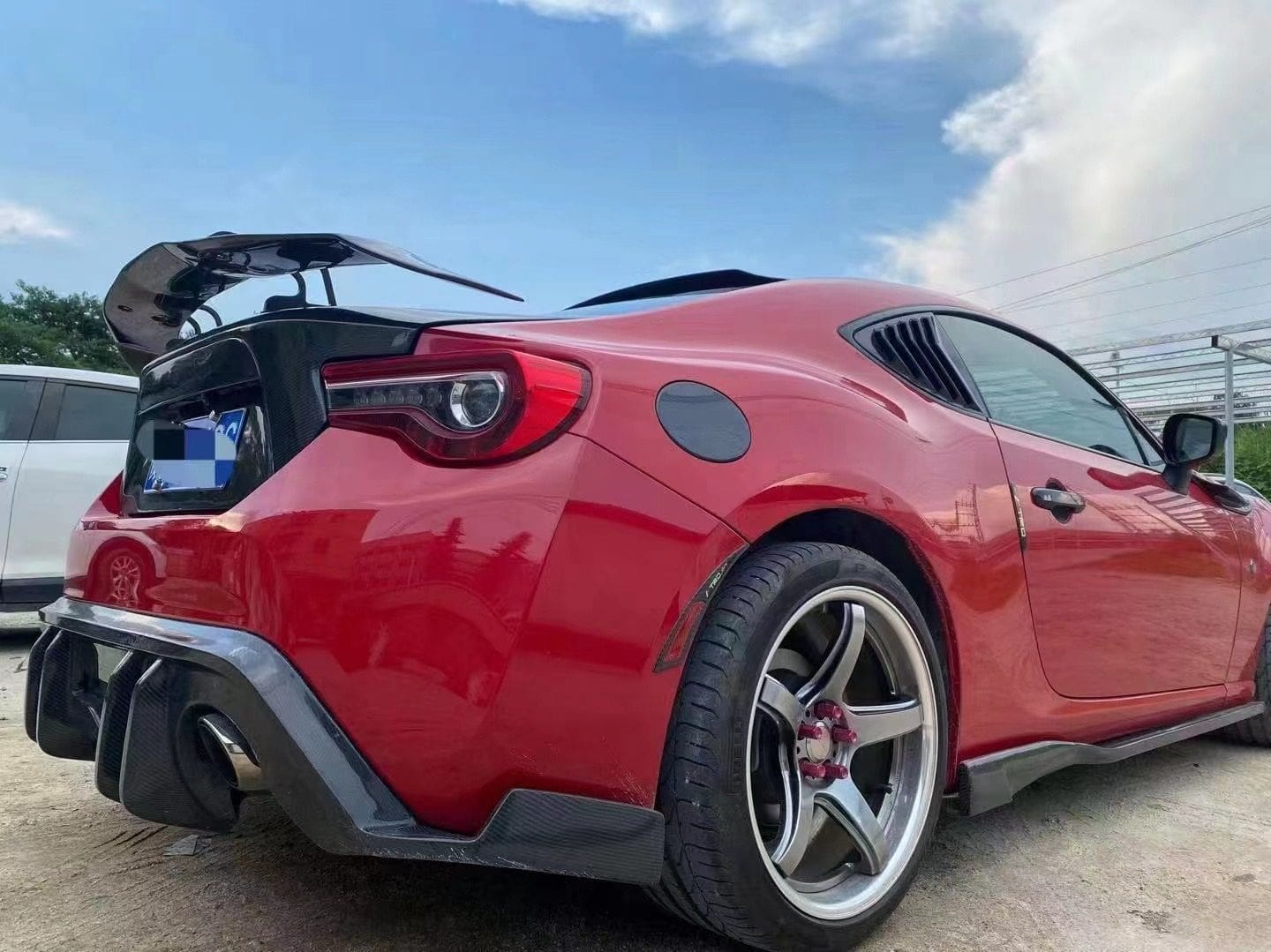 Luxury Sports Luxury Sports Type 2 Style Rear Diffuser For Toyota GT86/BRZ 17-19 -PP SR