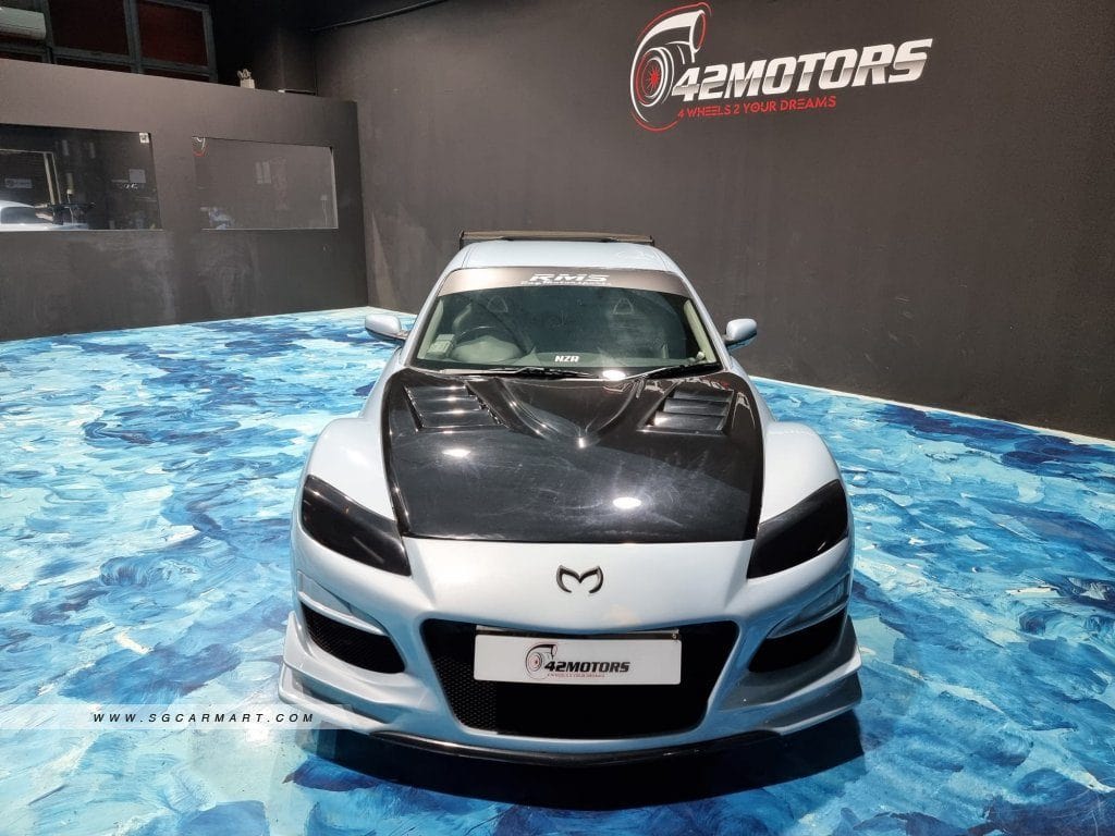 Luxury Sports Luxury Sports Type 3 Style Carbon Bonnet For Mazda RX8 SR