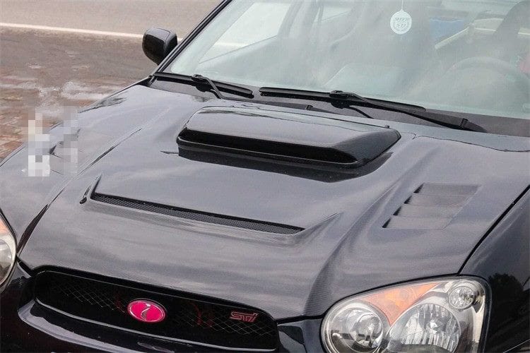 Luxury Sports Luxury Sports Type A Style Carbon Bonnet For Subaru Impreza STI V8 -PP SR