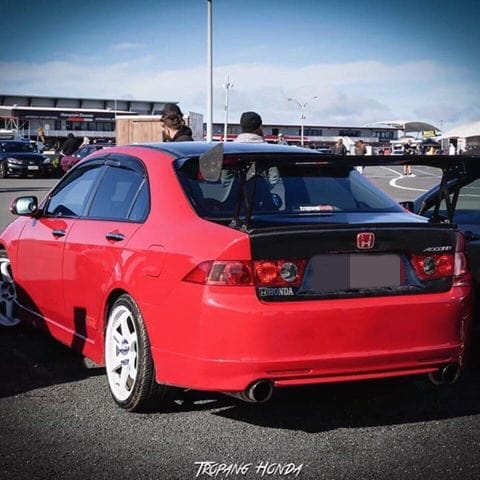 Luxury Sports Luxury Sports Universal GT Spoiler 1.45m With Brackets Fiberglass SR