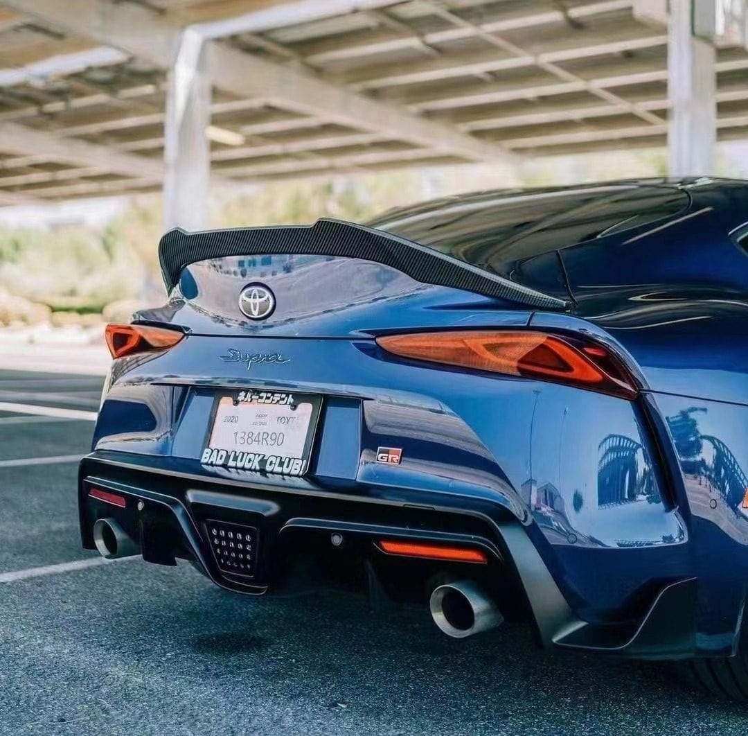 Luxury Sports Luxury Sports V Style Carbon Boot Spoiler For Toyota Supra A90 -PP SR