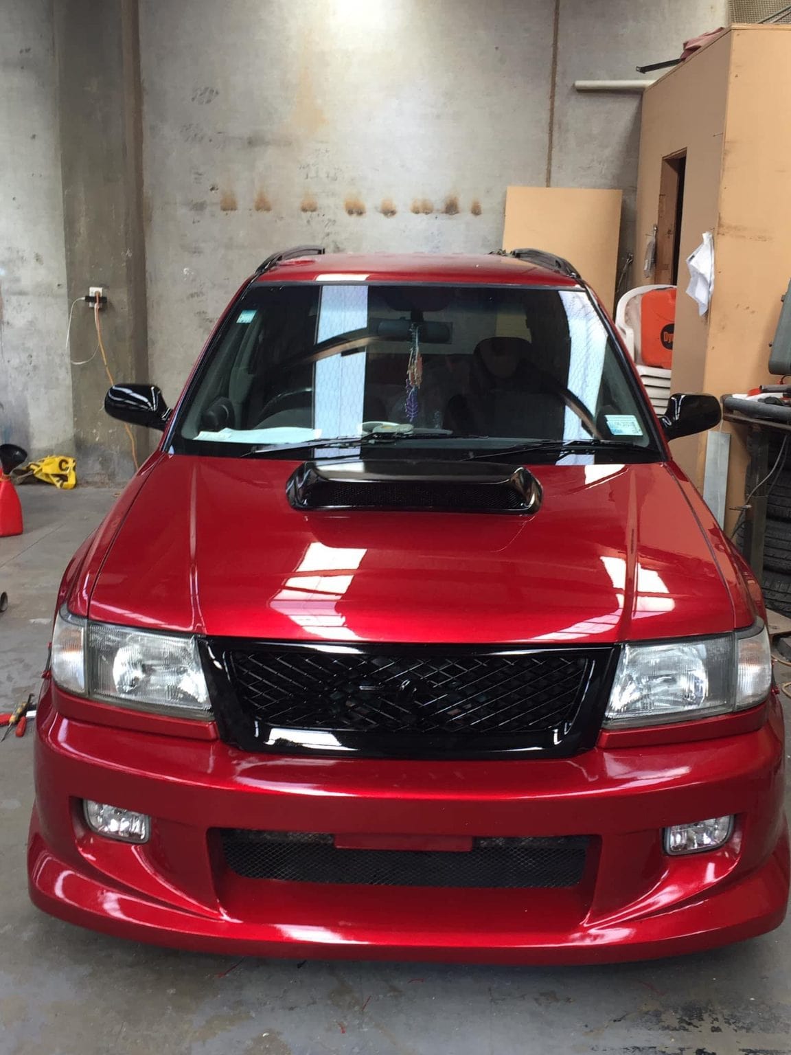 Luxury Sports Luxury Sports V8 Style Big Scoop For Subaru Impreza WRX GC8 V5,6 Bonnet SR