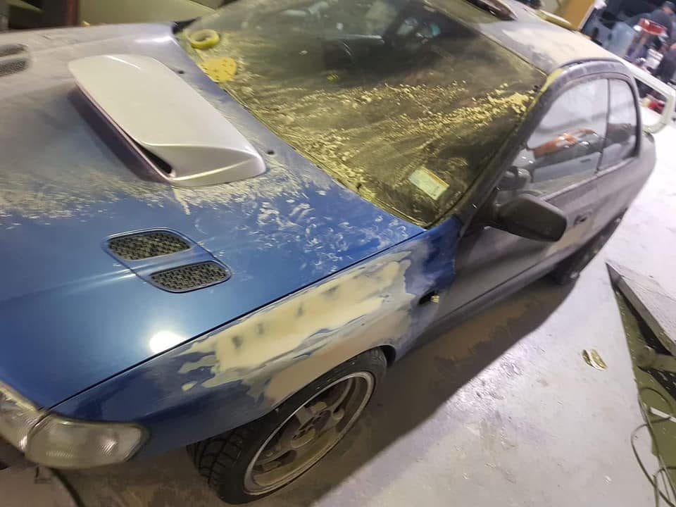 Luxury Sports Luxury Sports V8 Style Big Scoop For Subaru Impreza WRX GC8 V5,6 Bonnet SR