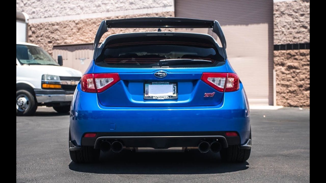 Luxury Sports SR Vairs Style Rear Spoiler For Subaru Impreza V11 GRB SGT SR