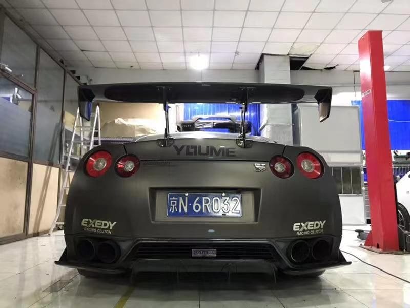 Luxury Sports Luxury Sports Varis Euro Edition Carbon Rear GT Spoiler For Nissan R35 GTR -PP SR
