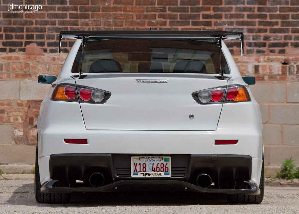 Luxury Sports Luxury Sports Varis Euro Edition Carbon Rear Spoiler For Mitsubishi EVO X SR