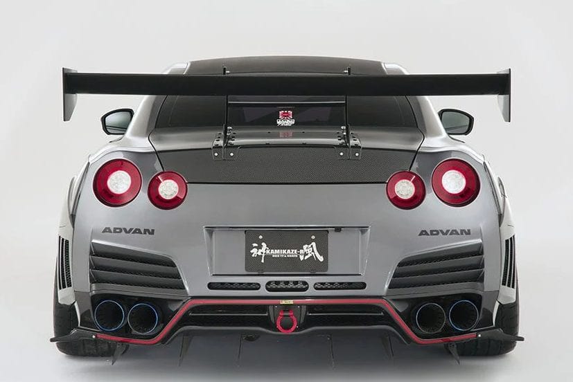 Luxury Sports Luxury Sports VARIS KAMIKAZE Rear GT Spoiler With Bracket Nissan Skyline R35 -PP SR