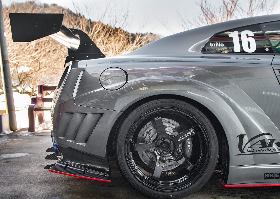 Luxury Sports SR VARIS KAMIKAZE Rear GT Spoiler With Bracket Nissan Skyline R35 -PP SR