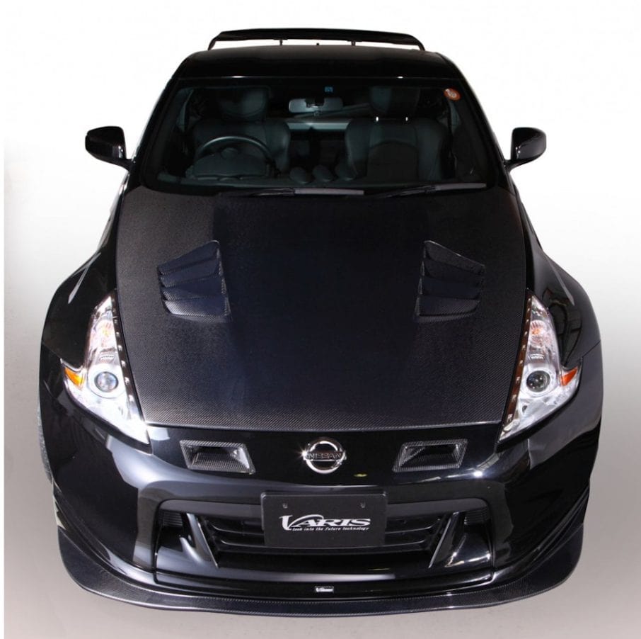 Luxury Sports SR Varis Style Carbon Bonnet For Nissan 370z -PP SR