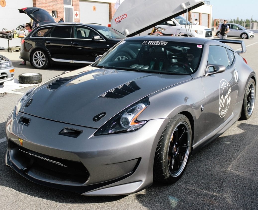 Luxury Sports Luxury Sports Varis Style Carbon Bonnet For Nissan 370z -PP SR