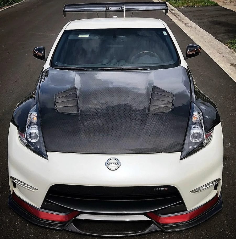 Luxury Sports Luxury Sports Varis Style Carbon Bonnet For Nissan 370z -PP SR