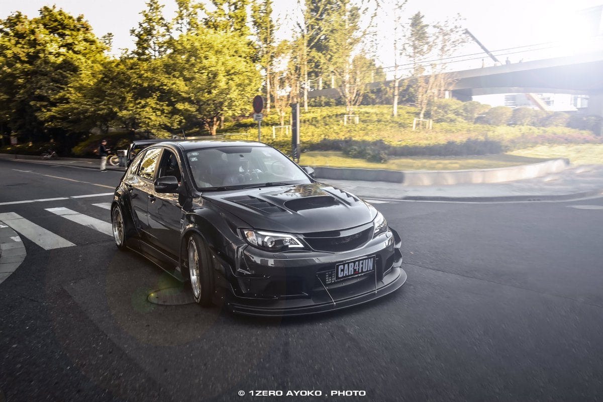 Luxury Sports Luxury Sports Varis Style Carbon Bonnet For Subaru Impreza V11 GRB GVB SR