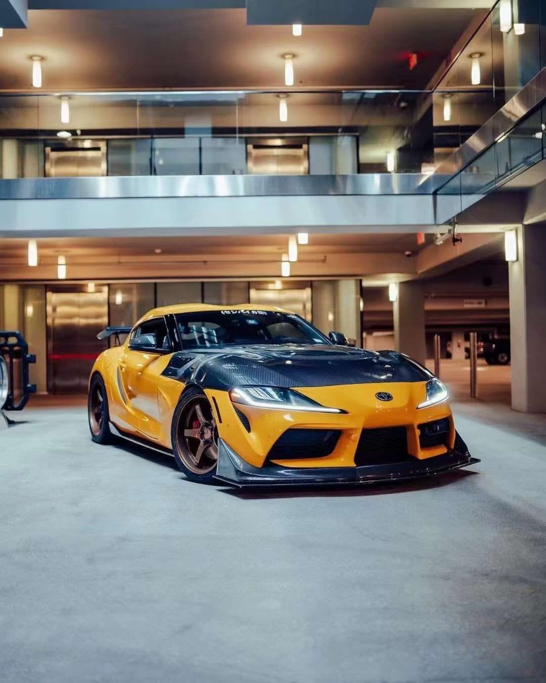 Luxury Sports SR Varis Style Carbon Bonnet For Toyota Supra A90 -PP SR