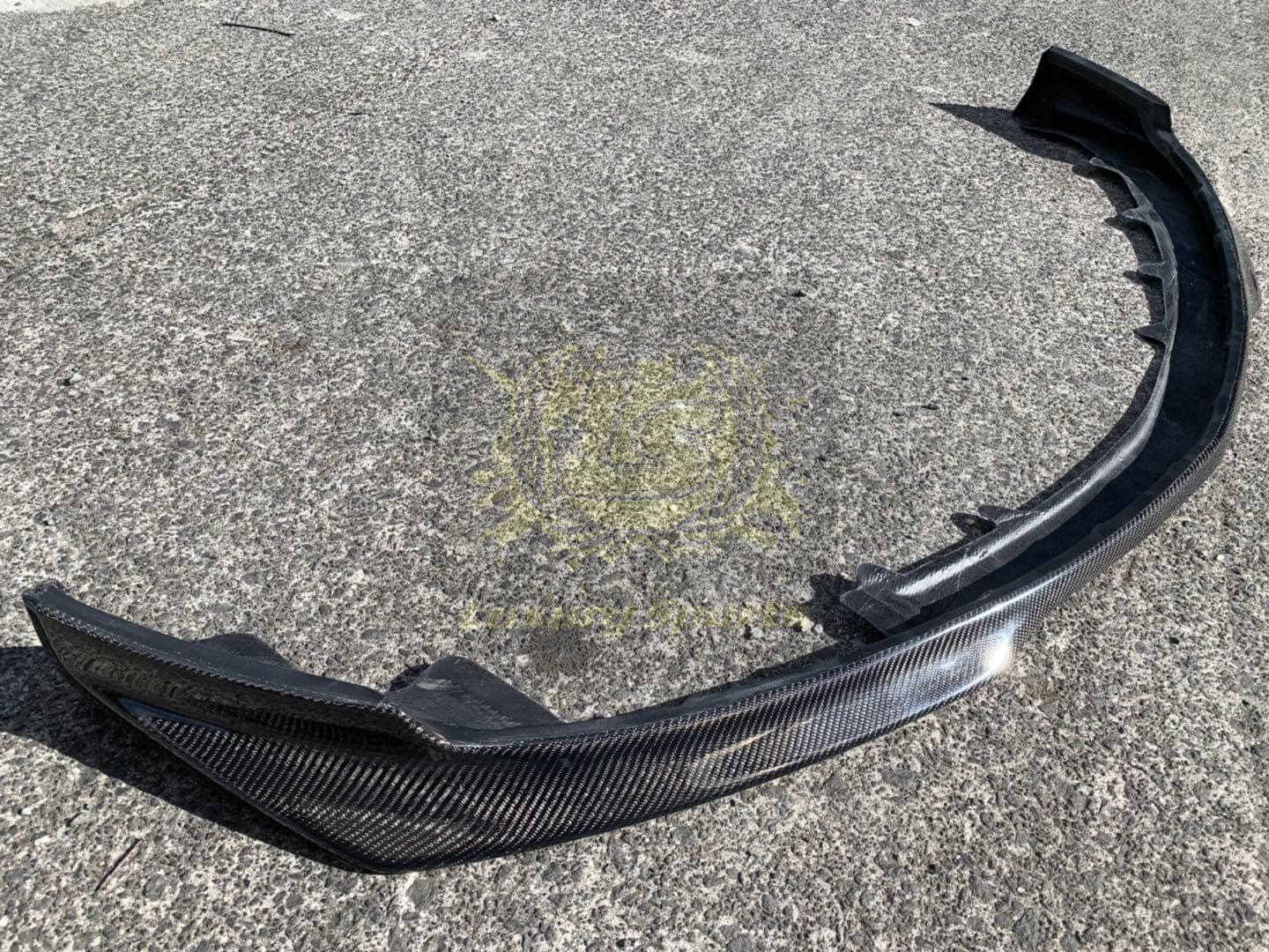 Luxury Sports SR Varis Style Carbon Front Lip For Mitsubishi EVO 9 SR