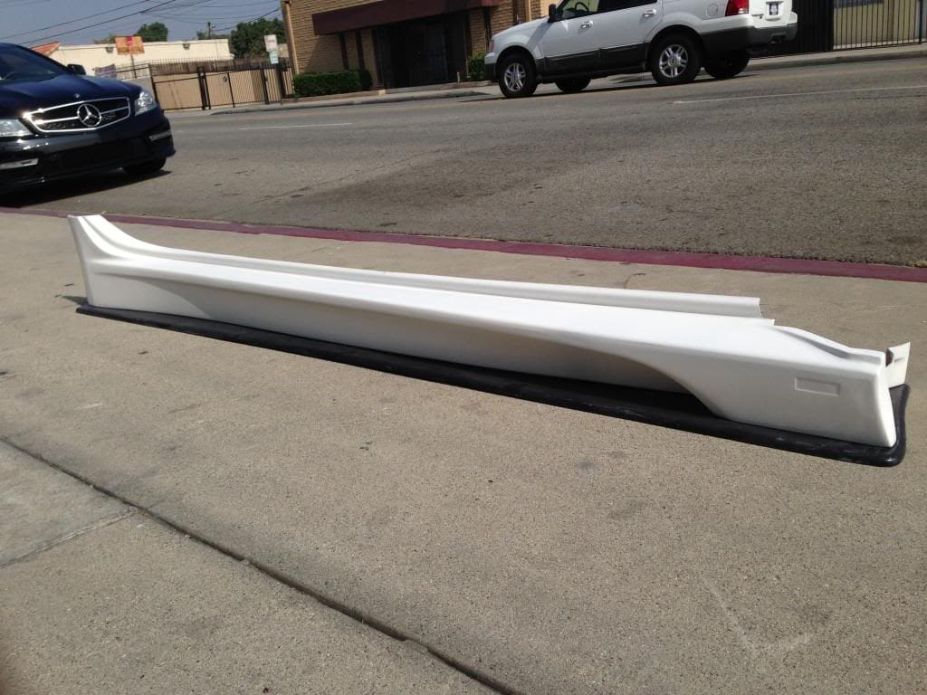 Luxury Sports Luxury Sports Varis Style Side Skirts With Extension For Mitsubishi EVO X -PP SR