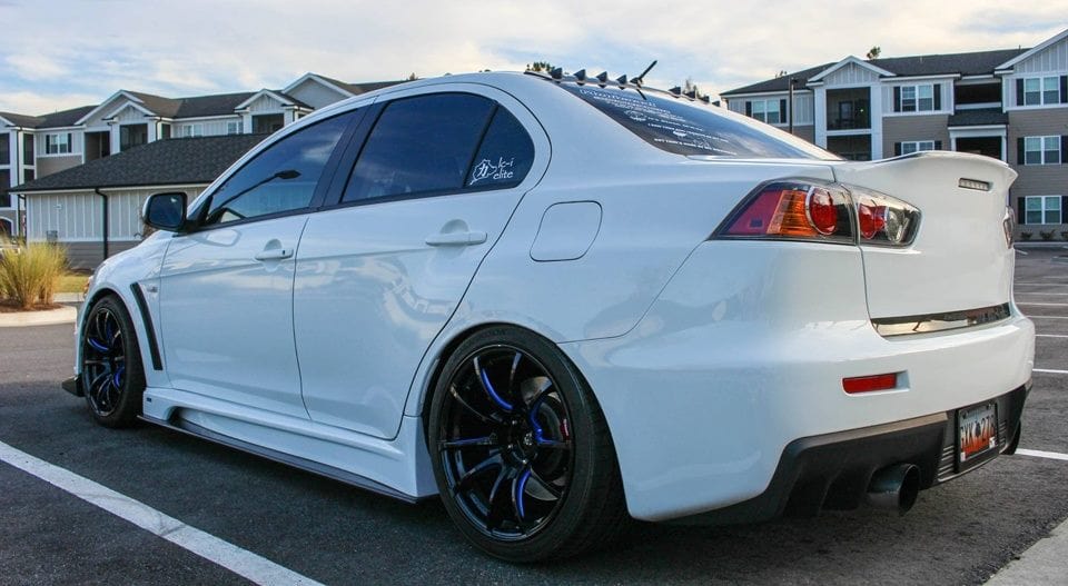 Luxury Sports Luxury Sports Varis Style Side Skirts With Extension For Mitsubishi EVO X -PP SR