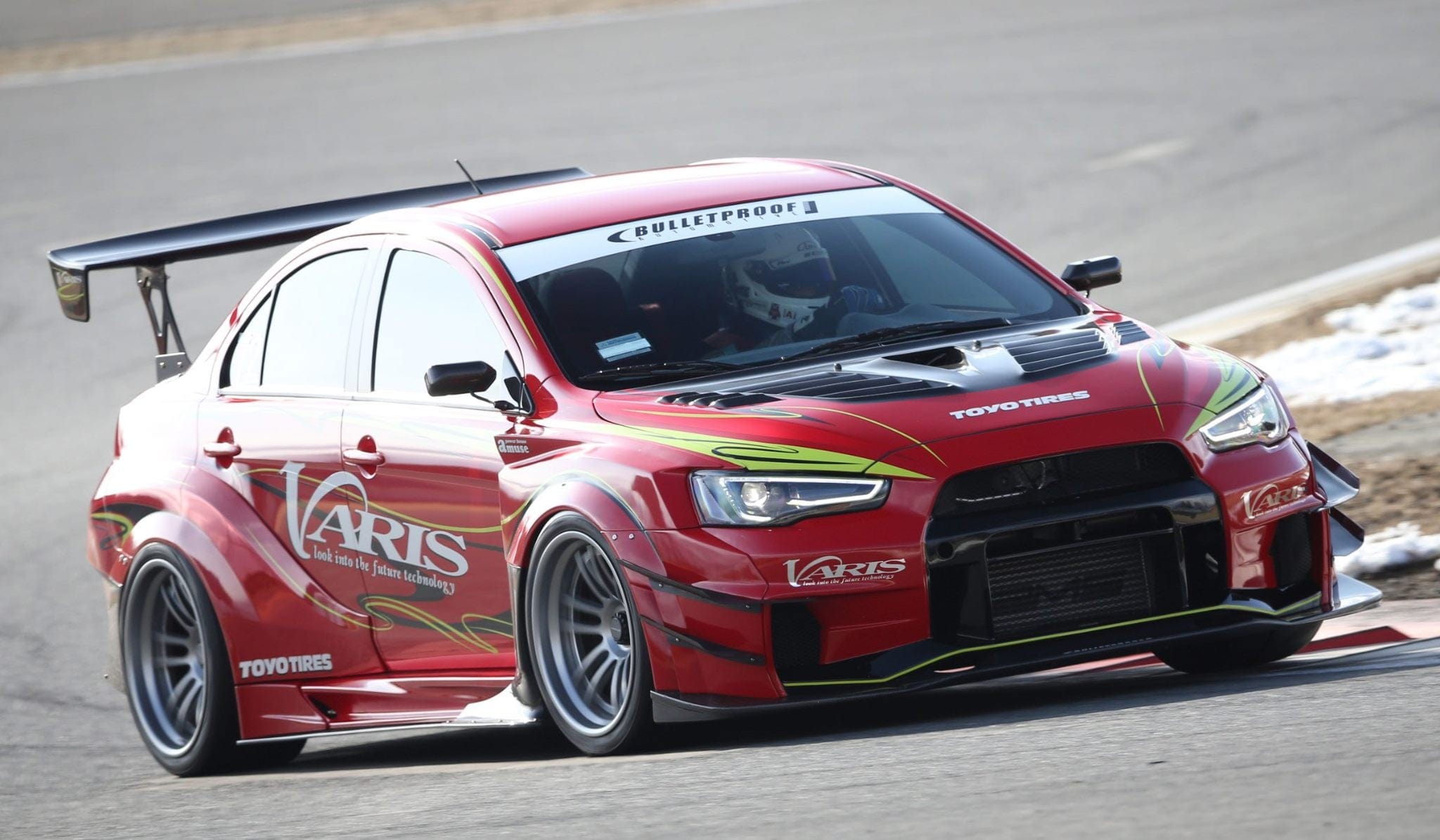 Luxury Sports Luxury Sports Varis Ver3 Style Carbon Bonnet For Mitsubishi EVO X -PP SR