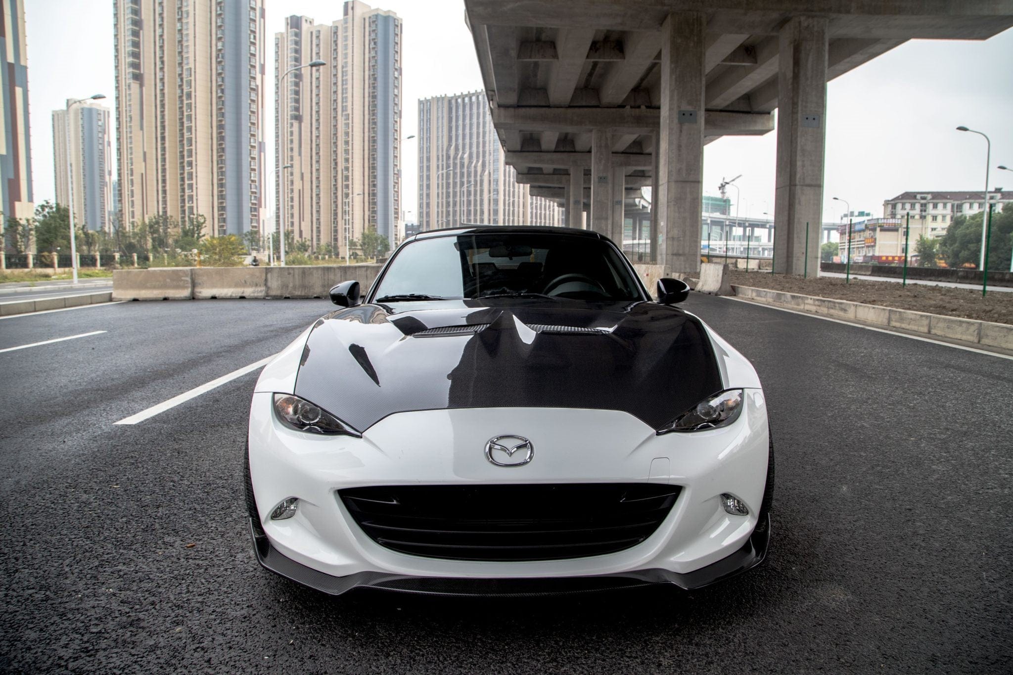 Luxury Sports Luxury Sports Vented Carbon Bonnet For Mazda MX5 ND -PP SR