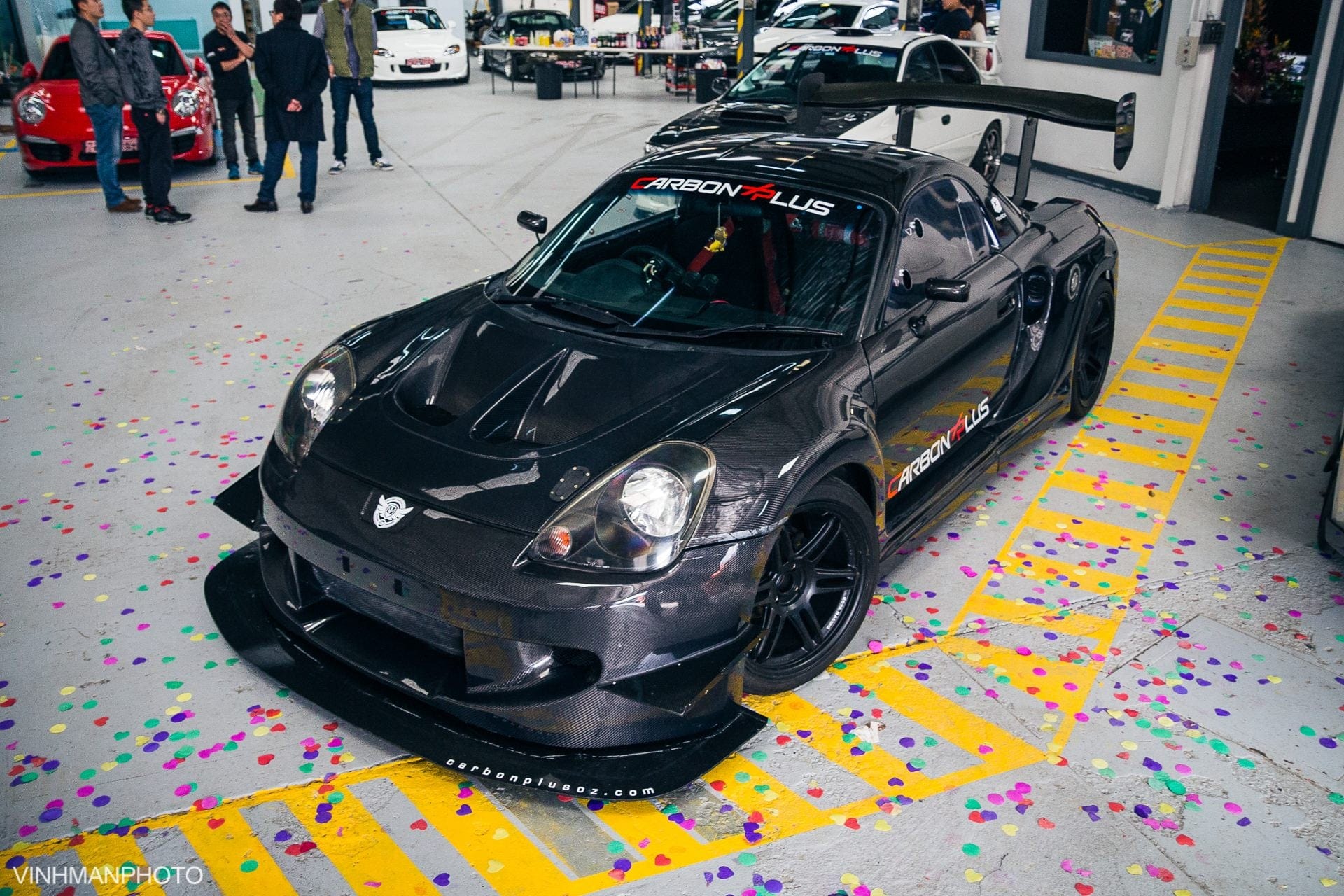 Luxury Sports Luxury Sports Vented Carbon Bonnet For Toyota MRS -PP SR