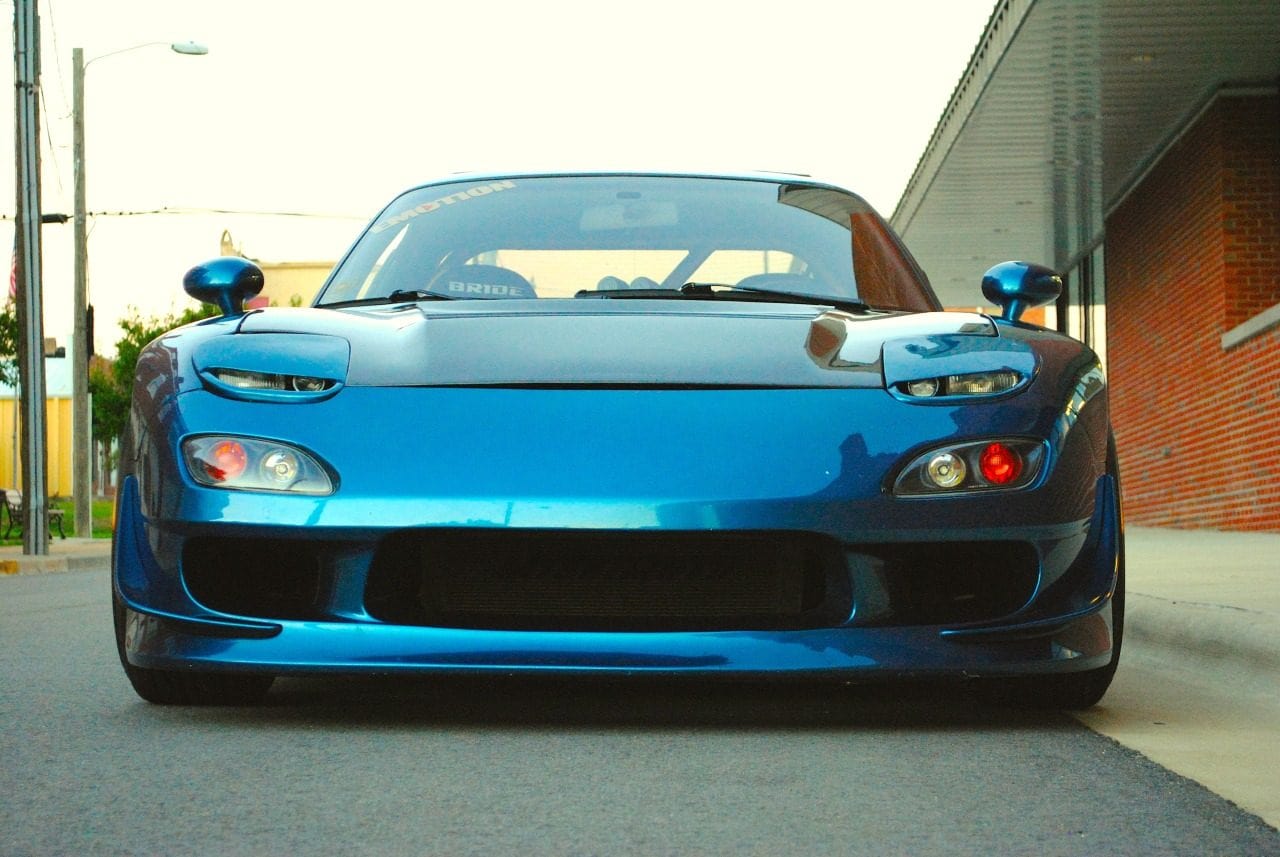 Luxury Sports Luxury Sports Vertex Style Front Bumper For Mazda RX7 FD SR