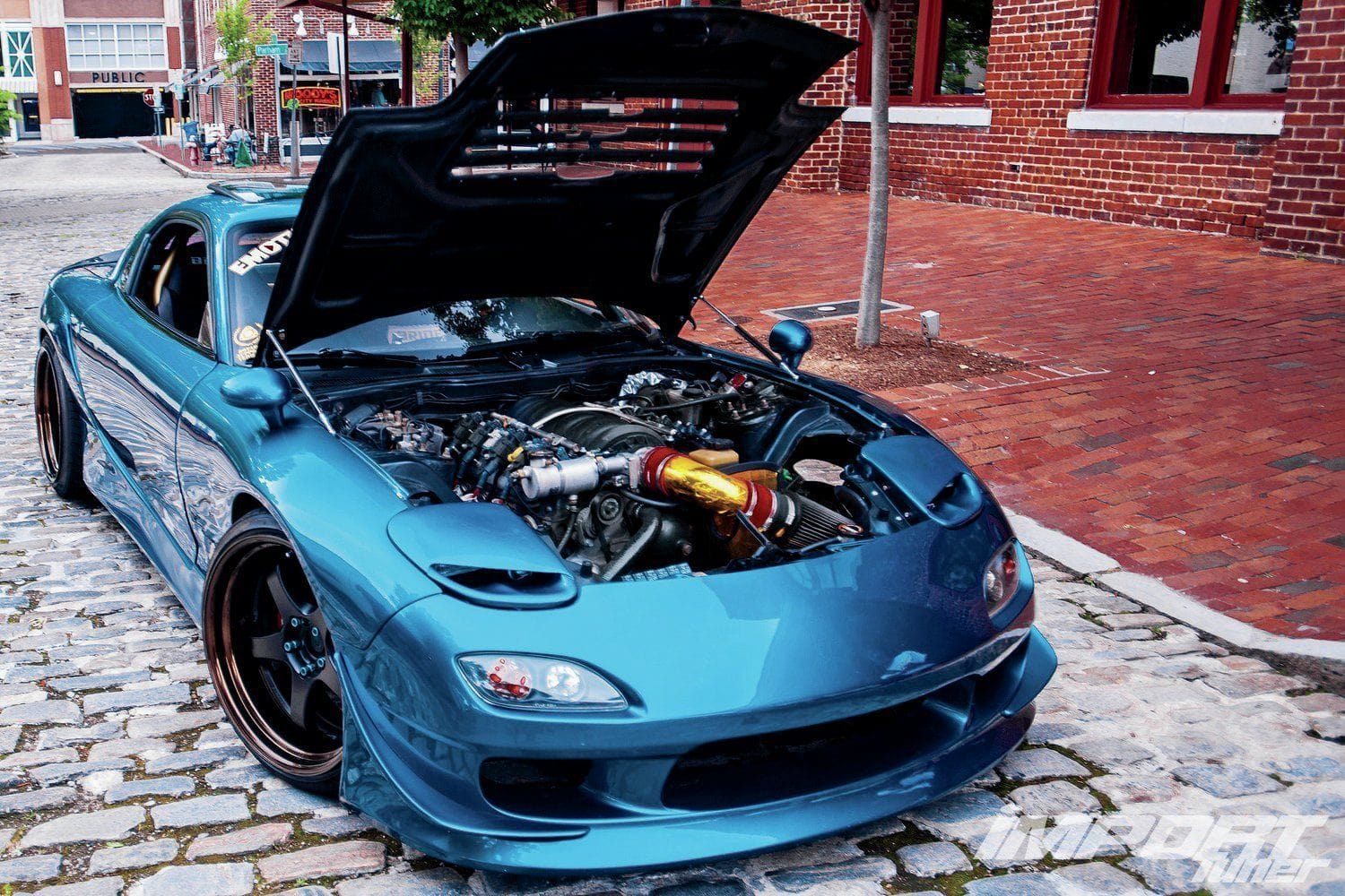 Luxury Sports Luxury Sports Vertex Style Front Bumper For Mazda RX7 FD SR