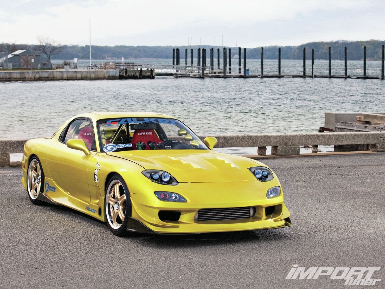 Luxury Sports Luxury Sports Vertex Style Front Bumper For Mazda RX7 FD SR