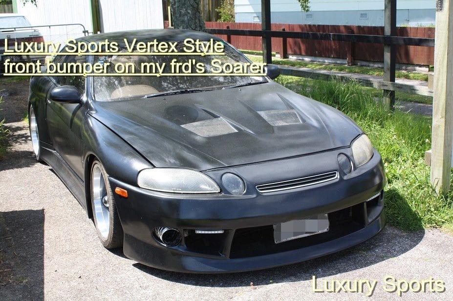 Luxury Sports Luxury Sports Vertex Style Front Bumper For Toyota Soarer SR