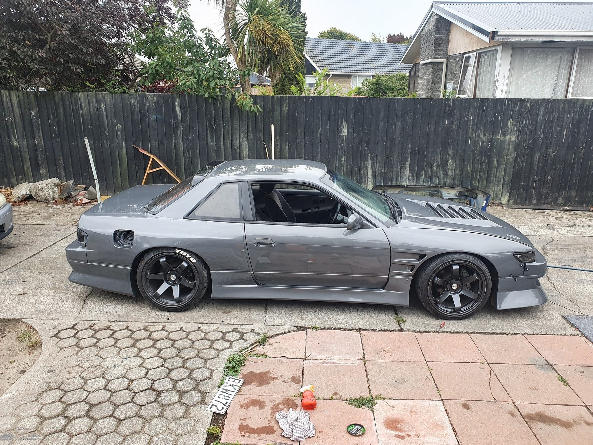 Luxury Sports Luxury Sports Vertex Style Side Skirts For Nissan Silvia S13 180sx SR