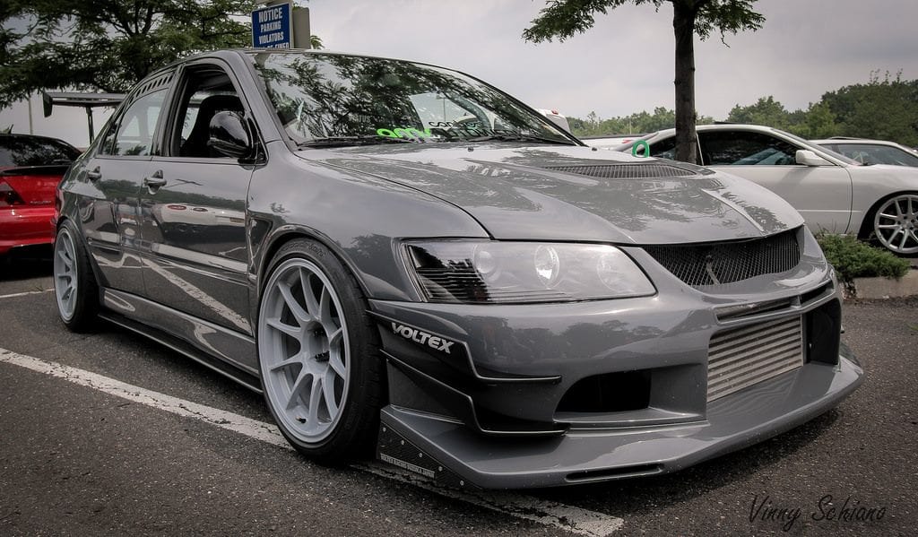 Luxury Sports Luxury Sports Voltex Cyber Street Front Bumper Mitsubishi EVO 7-9 SR