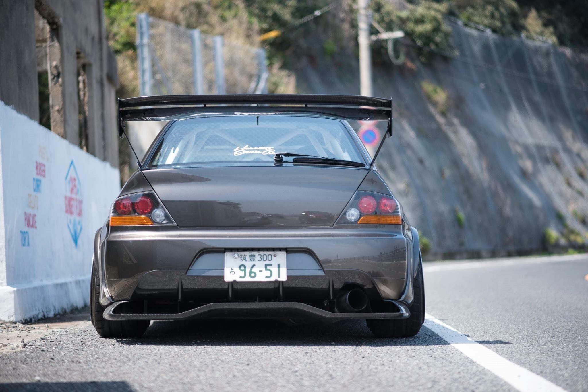 Luxury Sports Luxury Sports Voltex Cyber Style Wide Bodykit For EVO 7-9 -PP SR