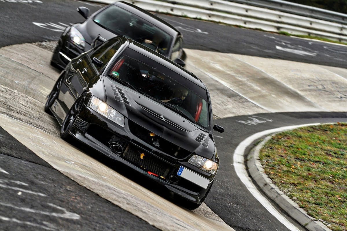 Luxury Sports Luxury Sports Voltex Style Fiberglass Bonnet For Mitsubishi EVO 7-9 SR